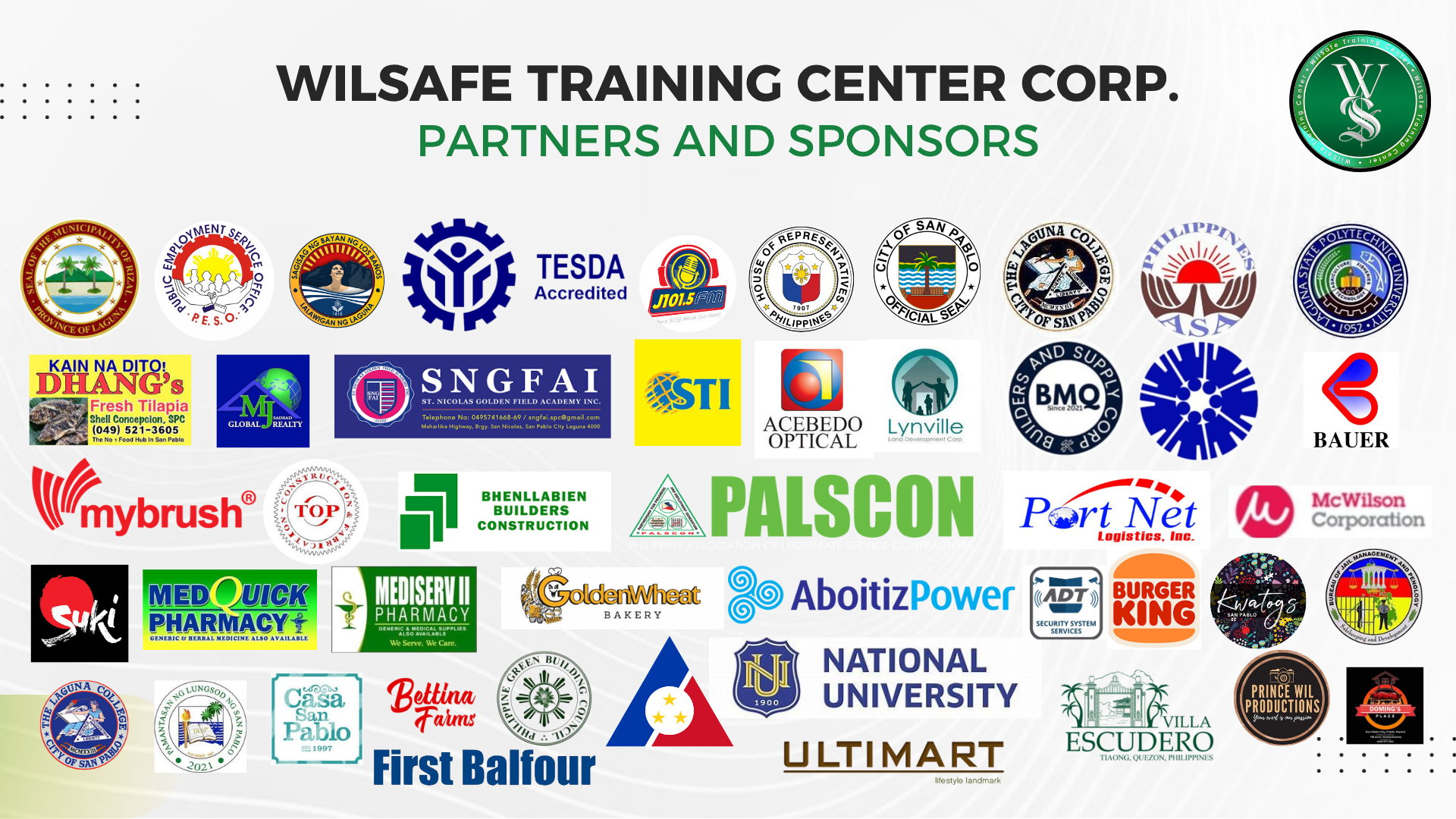 Partners and Sponsors